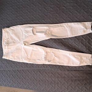 AMERICAN EAGLE NEXT LEVEL STRETCH HI RISE JEGGING WHITE